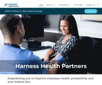 Harnesshp.com(Harness Health Partners) Screenshot