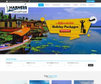 Harnesstours.com(Harness Tours and Travels) Screenshot