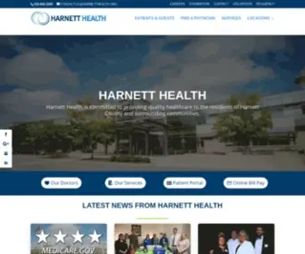 Harnetthealth.org(Harnett Health) Screenshot
