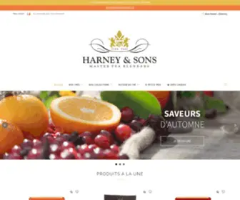 Harneyshop.eu(Boutique en ligne officielle des thés Harney and Sons pour l'Europe) Screenshot