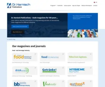 Harnisch.com(Fachzeitschriften im Verlagsprogramm) Screenshot