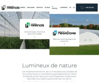Harnois.com(Industries Harnois) Screenshot