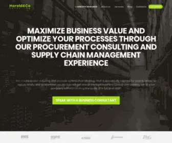 Haroldandco.com(Harold & Co Consulting) Screenshot