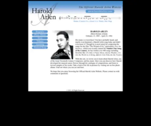 Haroldarlen.com(Haroldarlen) Screenshot