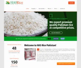 Haroonabdulsattar.com(HAS Rice Pakistan) Screenshot