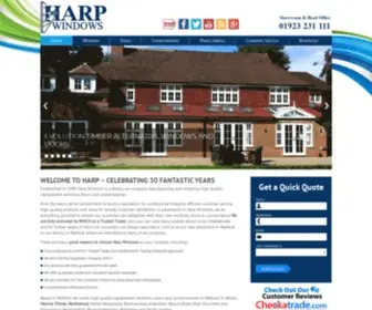 Harp-Windows.co.uk(Double glazing) Screenshot