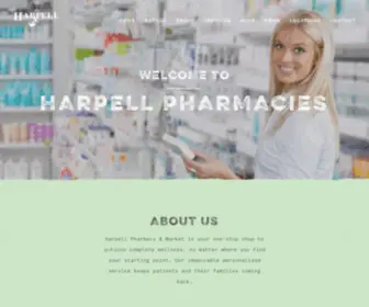 Harpellrx.com(HARPELL PHARMACIES Harpell Pharmacies) Screenshot