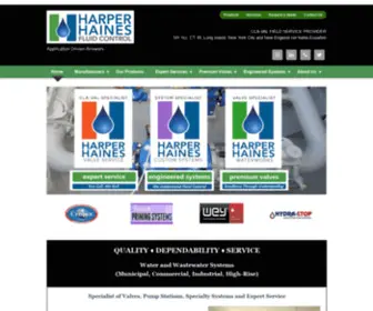 Harper-Haines.com(CLA-VAL Factory Authorized Sales & Service Representative) Screenshot