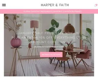 Harperandfaith.co.uk(Harper & Faith) Screenshot