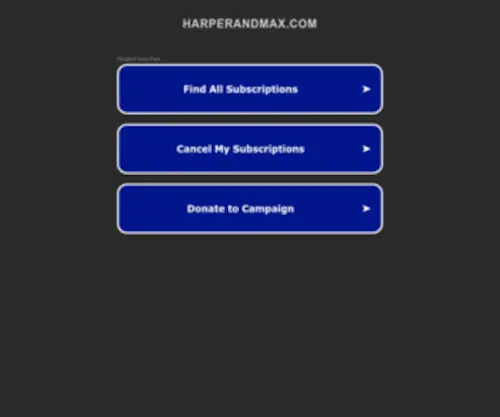 Harperandmax.com(Harperandmax) Screenshot