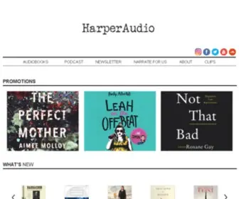 Harperaudio.com(HarperCollins) Screenshot