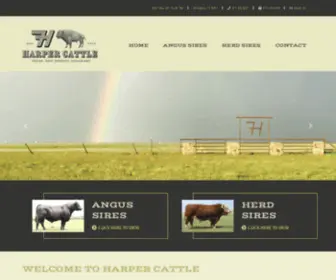 Harpercattle.com(Harper Cattle) Screenshot