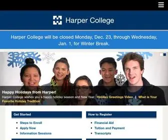Harpercollege.edu(Harper College) Screenshot
