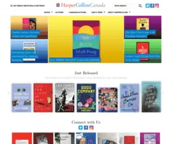 Harpercollins.ca(HarperCollins Publishers) Screenshot