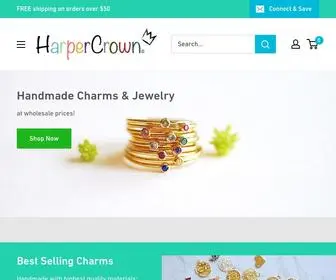 Harpercrown.com(Handmade Charms) Screenshot