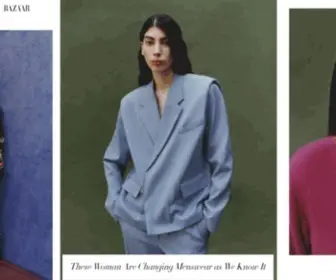 Harpersbazaar.com(Fashion Trends and Women's Fashion Shows) Screenshot