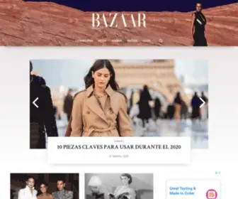 Harpersbazaar.mx(Harper's Bazaar México es el sitio líder de contenidos de moda y lujo) Screenshot