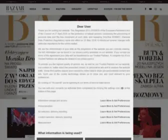 Harpersbazaar.pl(Harper's bazaar) Screenshot