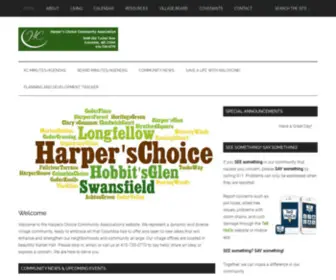 Harperschoice.org(Harper's Choice Community Association) Screenshot
