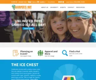 Harpershutshavedice.com(Harper's Hut Shaved Ice) Screenshot