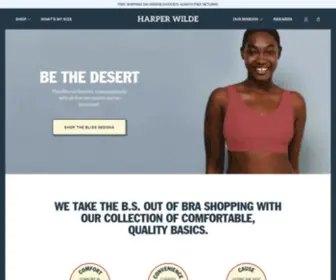Harperwilde.com(Bra Shopping without the B.S) Screenshot