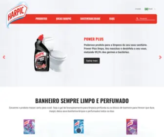 Harpic.com.br(Bem-vindo ao site de Harpic, o perito da limpeza) Screenshot