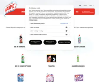 Harpic.fr(Des solutions d'expert pour vos toilettes) Screenshot