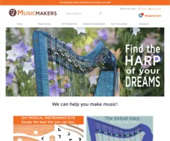 Harpkit.com(Musicmakers) Screenshot