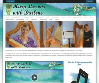 Harplessonswithdarlene.com(Harp Lessons with Darlene) Screenshot