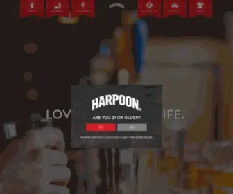 Harpoonbrewery.com(Harpoon) Screenshot