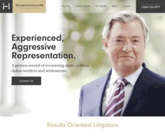 Harpootlianlaw.com(Our law firm) Screenshot