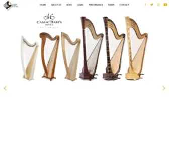 Harproom.com(Learn how to play the harp. Browse our selection of harps made by Camac Harps France) Screenshot