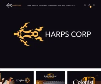 Harpscorp.com(Dice Towers) Screenshot