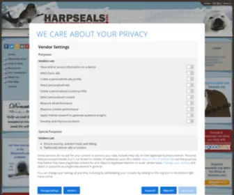 Harpseals.org(Harp seals are the victims of the largest slaughter of marine mammals in the world) Screenshot