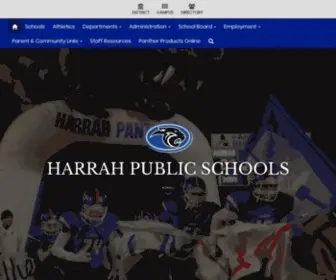 Harrahschools.com(Harrah Public Schools) Screenshot