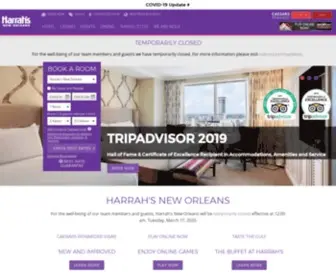 Harrahsneworleans.com(Harrah’s) Screenshot