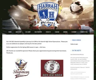 Harrahsoccerclub.org(Harrah Soccer Club) Screenshot