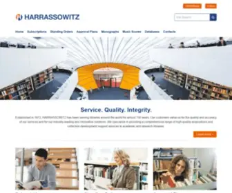 Harrassowitz.de(Library services) Screenshot