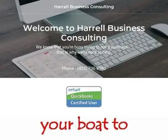 Harrellbc.com(Harrell Business Consulting) Screenshot