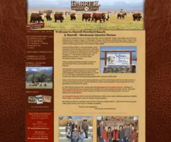 Harrellherefordranch.com(Harrell Hereford Ranch) Screenshot