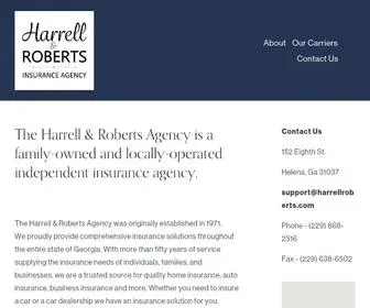 Harrellroberts.com(The Harrell & Roberts Agency) Screenshot