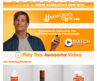 Harrelsonscbd.com(Harrelson's Own CBD) Screenshot