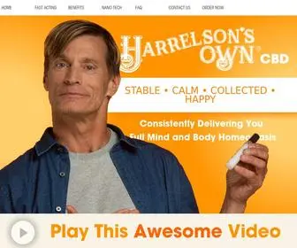 Harrelsonsown.com(Harrelson's Own CBD) Screenshot