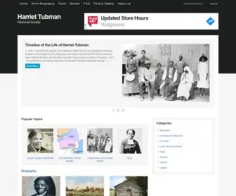 Harriet-Tubman.org(Harriet Tubman) Screenshot