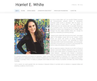 Harrietewhite.com(About) Screenshot