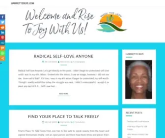 Harrietteblye.com(Rise To Joy with us) Screenshot