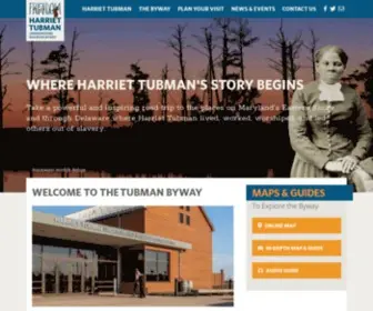 Harriettubmanbyway.org(Where Harriet Tubman's Journey Began) Screenshot