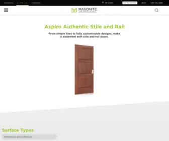 Harringdoors.com(Aspiro Authentic Stile and Rail Doors) Screenshot