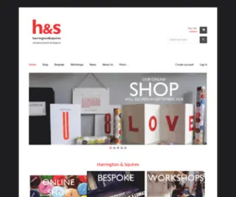 Harringtonandsquires.co.uk(Create an Ecommerce Website and Sell Online) Screenshot