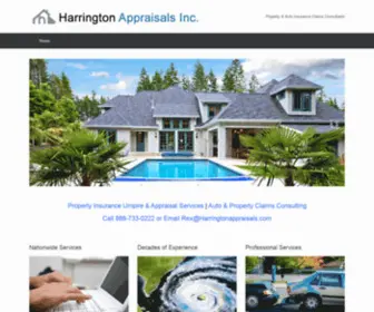 Harringtonappraisals.com(1 Property Insurance Umpire & Appraisal Services ) Screenshot